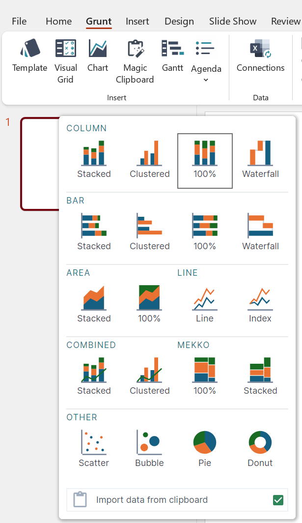 Connect any chart to your Excel data