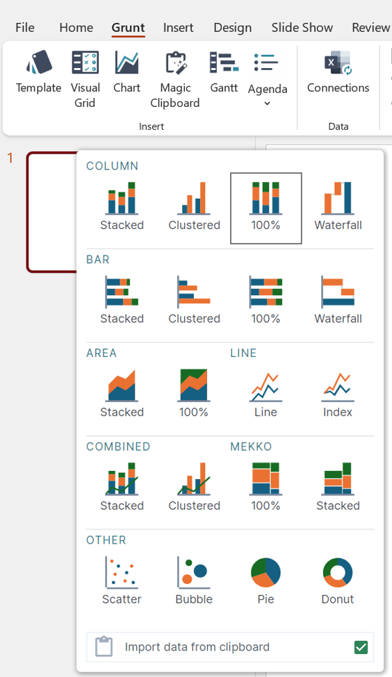 Connect any chart to your Excel data